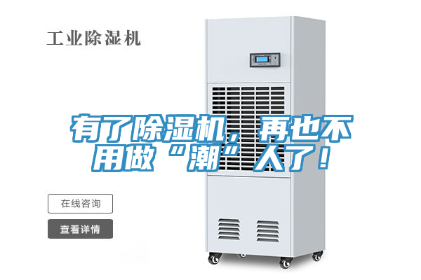 有了除濕機，再也不用做“潮”人了！