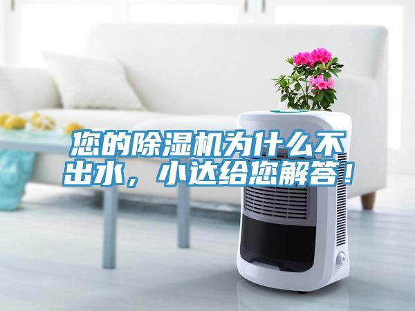您的除濕機為什么不出水，小達給您解答！