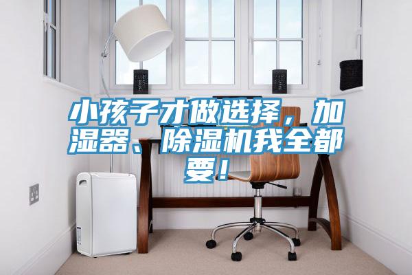小孩子才做選擇，加濕器、除濕機(jī)我全都要！