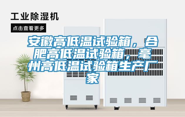 安徽高低溫試驗(yàn)箱，合肥高低溫試驗(yàn)箱，毫州高低溫試驗(yàn)箱生產(chǎn)廠家