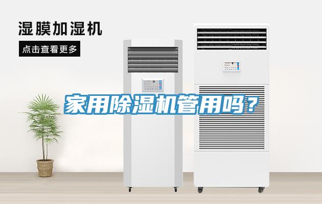 家用除濕機管用嗎？