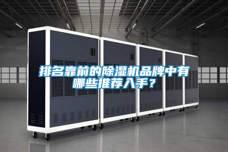 排名靠前的除濕機品牌中有哪些推薦入手？