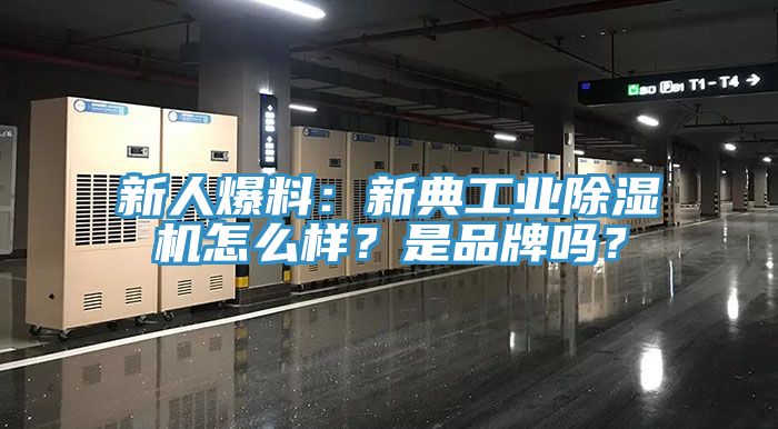 新人爆料：新典工業(yè)除濕機怎么樣？是品牌嗎？