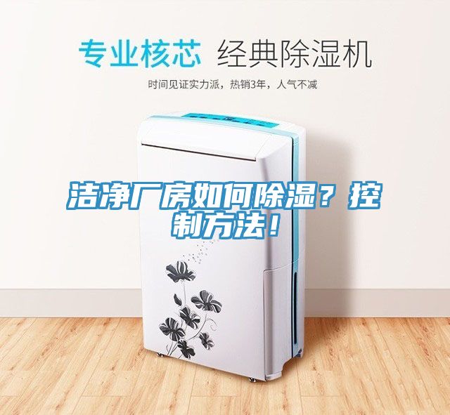 潔凈廠房如何除濕？控制方法！