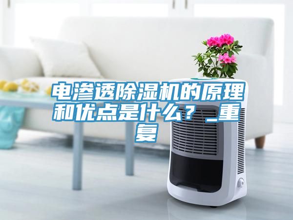 電滲透除濕機(jī)的原理和優(yōu)點(diǎn)是什么？_重復(fù)