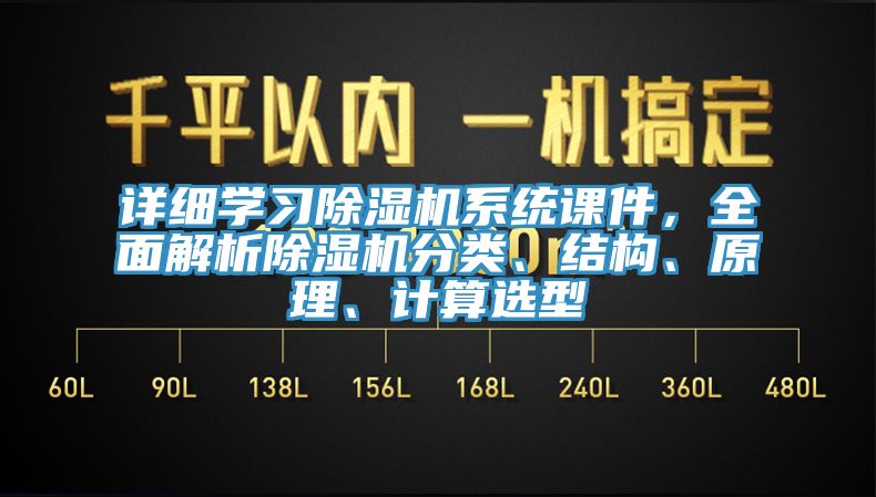 詳細(xì)學(xué)習(xí)除濕機系統(tǒng)課件，全面解析除濕機分類、結(jié)構(gòu)、原理、計算選型