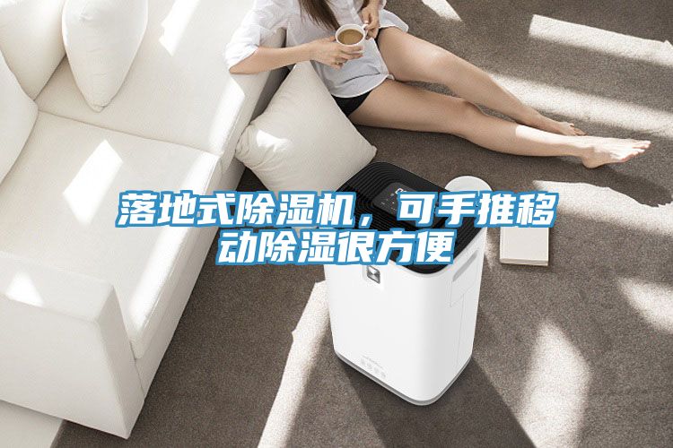 落地式除濕機，可手推移動除濕很方便