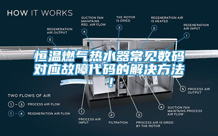 恒溫燃氣熱水器常見數(shù)碼對應故障代碼的解決方法！