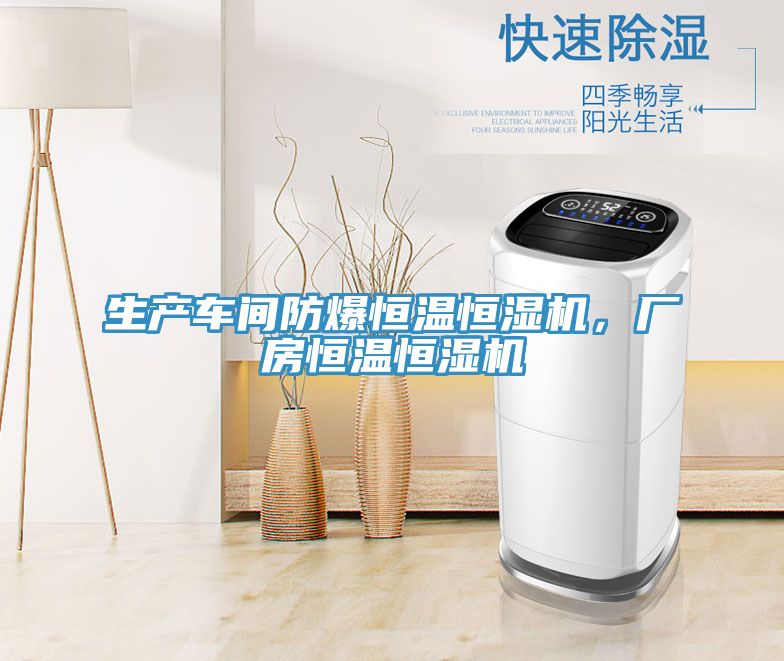 生產(chǎn)車間防爆恒溫恒濕機，廠房恒溫恒濕機