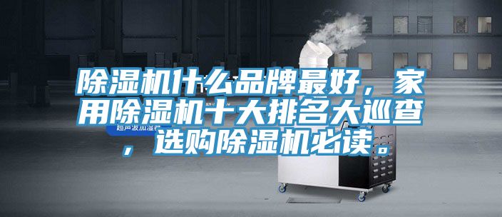 除濕機(jī)什么品牌最好，家用除濕機(jī)十大排名大巡查，選購(gòu)除濕機(jī)必讀。