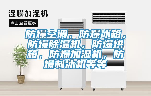 防爆空調(diào)，防爆冰箱，防爆除濕機(jī)，防爆烘箱，防爆加濕機(jī)，防爆制冰機(jī)等等
