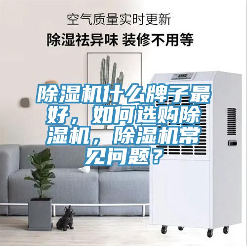除濕機什么牌子最好，如何選購除濕機，除濕機常見問題？