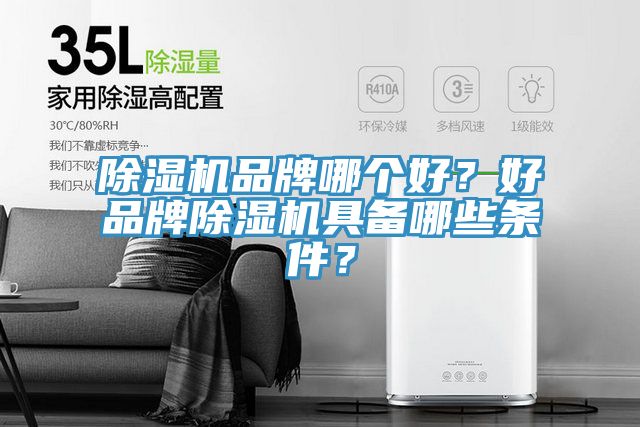 除濕機(jī)品牌哪個好？好品牌除濕機(jī)具備哪些條件？