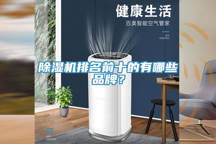 除濕機排名前十的有哪些品牌？