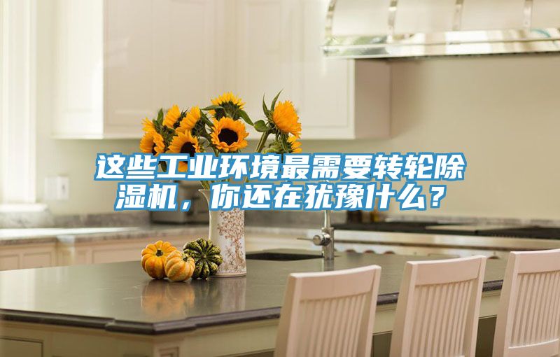 這些工業(yè)環(huán)境最需要轉(zhuǎn)輪除濕機(jī)，你還在猶豫什么？