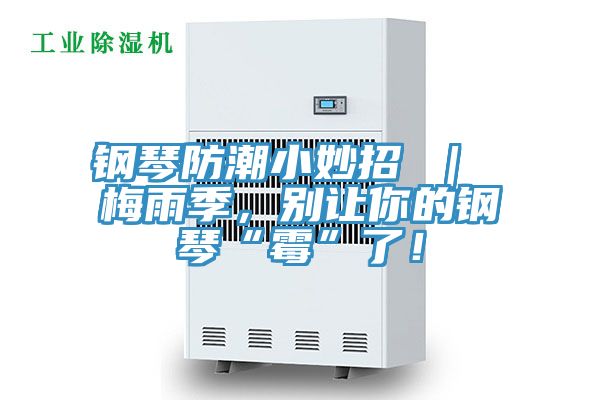 鋼琴防潮小妙招 ｜ 梅雨季，別讓你的鋼琴“霉”了！
