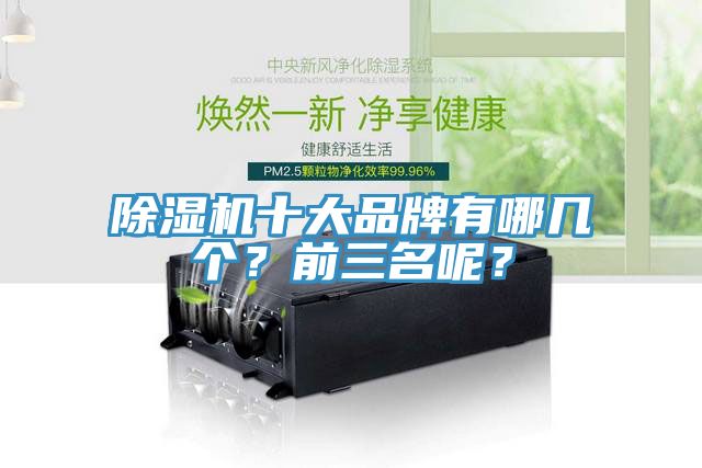 除濕機(jī)十大品牌有哪幾個？前三名呢？