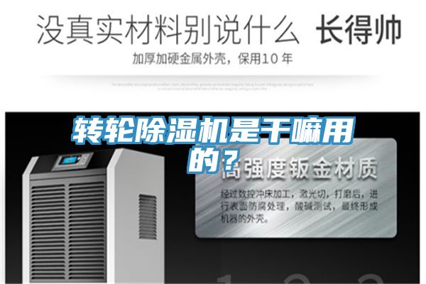轉(zhuǎn)輪除濕機(jī)是干嘛用的？