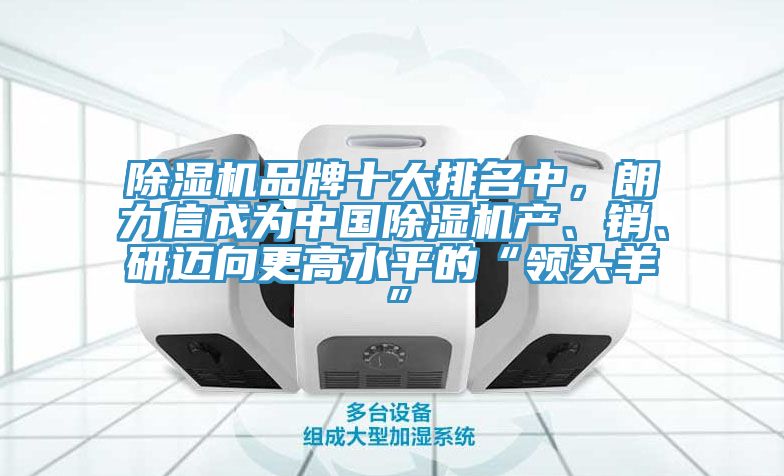 除濕機品牌十大排名中，朗力信成為中國除濕機產(chǎn)、銷、研邁向更高水平的“領(lǐng)頭羊”