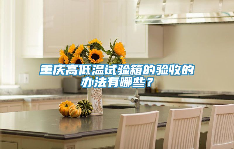 重慶高低溫試驗箱的驗收的辦法有哪些？