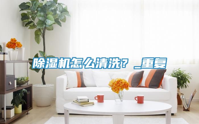 除濕機(jī)怎么清洗？_重復(fù)