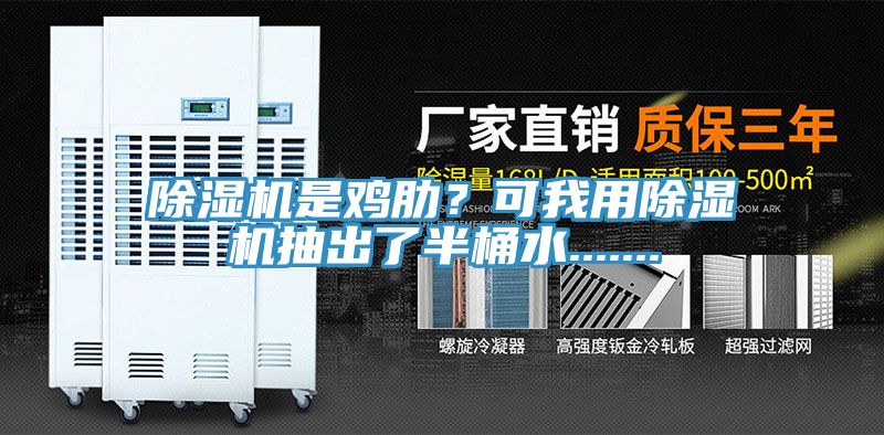 除濕機(jī)是雞肋？可我用除濕機(jī)抽出了半桶水.......