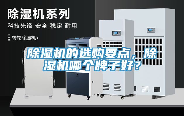 除濕機的選購要點，除濕機哪個牌子好？